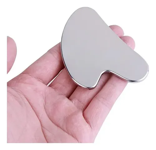 Piedra Gua Sha De Acero Inoxidable For Masaje Facial,