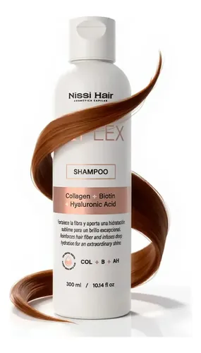 Kit Capilar Nissi Hair Colágeno Biotina Hidrata Nutre Brillo