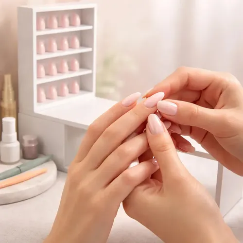 Mesa Manicura Con Porta Esmaltes Blanco Liso