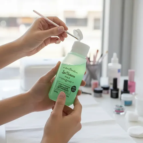 Limpiador De Pinceles Uñas Profesional 120ml Las Varano