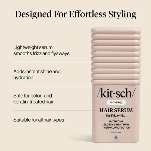 Sérum Para El Cabello Kitsch Frizz Control, 2.3 Oz, Antiencr