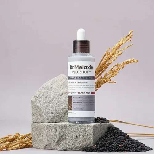 Ampolla Exfoliante Arroz Negro Renovadora Dr. Melaxin 80 Ml