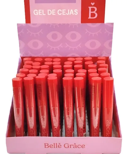 Caja 48 Rimel Mascara Gel Transparente Pestañas Belle Grace