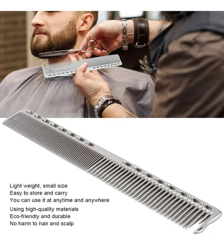 Alta Qualidade Peine De Corte De Pelo De Acero Inoxidable De