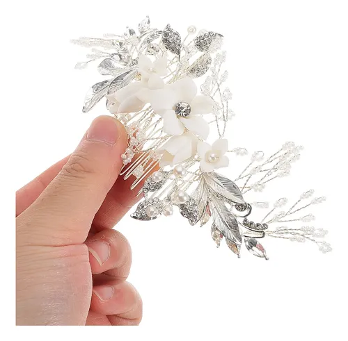 Peineta Para Novia, Joyería Elegante Para El Cabello De Novi