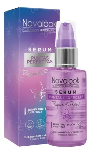 Serum Novalook Cabellos Dañados Protege Repara Con Filtro Uv