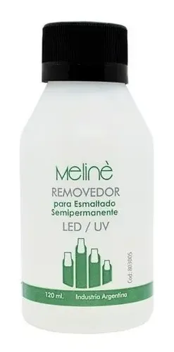 Removedor De Esmalte Semi Permanente Meliné 120ml + Broches