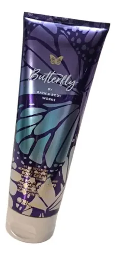 Body Cream. Butterfly. 226g. Bath & Body Works Néctar De Frambuesa Pétalos De Iris Y Vainilla Ligera