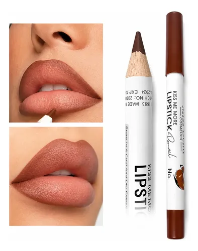 Lipliner Labial Marrón Nude Lipstick Pencil Miss Demi