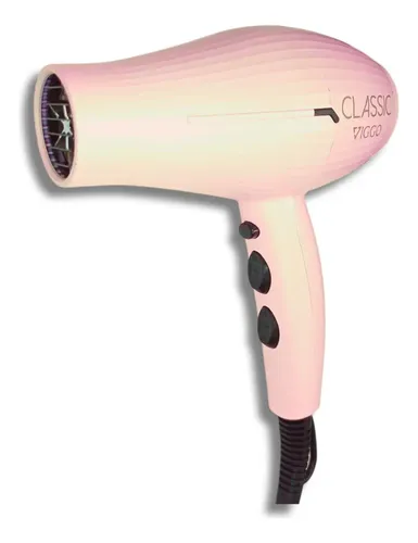 Secador De Pelo Viggo Classic Colores Profesional 2200w Color Rosa Claro