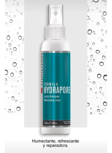 Loción Lidherma Hydrapore para todo tipo de piel de día y noche 125 mL 30+