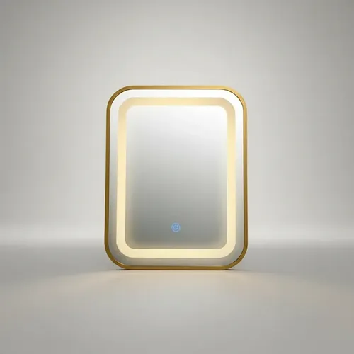 Espejo Rectangular 30x40cm Táctil Luz Led Baño Dormitorio