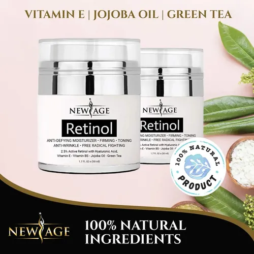 Crema Antienvejecimiento New Age Con Retinol Y Ácido