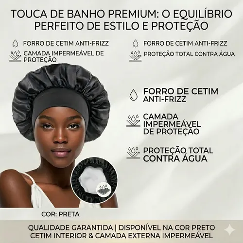Gorra De Baño Impermeable Para Moto, Ducha De Lujo, Bañera S
