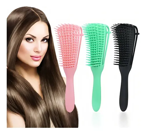 A Cepillo For Cabello Desenredar El Cabello Rizado Mujeres