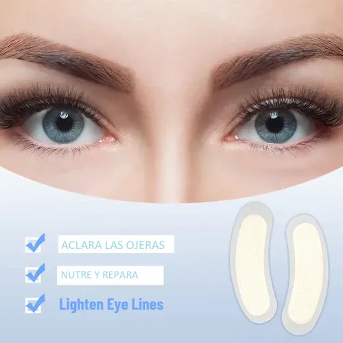 6 Parches Ojos Microagujas Acido Hialuronico Antiage