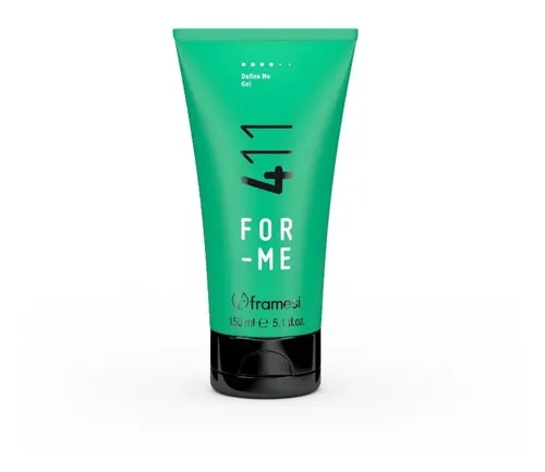 Gel De Peinado Fijación Fuerte Antifrizz 411 For Me Framesi