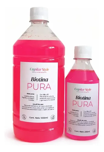 Biotina Pura 1000cc Más Regalo De 250cc.anti Caída Fortalece
