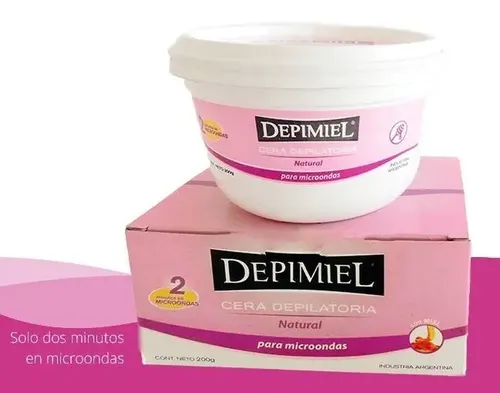 Depimiel Cera Depilatoria Natural Para Microondas X 200g