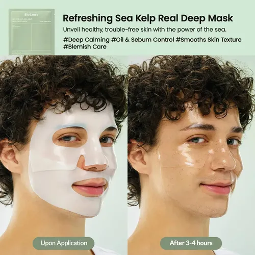 Mascarilla Facial Biodance Real Deep Mask 136g Piel Todo X4
