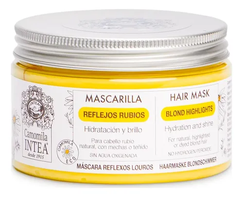 Mascarilla Capilar Rubia Intea 8.3 Oz Con Manzanilla