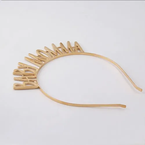 Diadema De Aleación Para El Pelo De Mamá Con Estampado De Le
