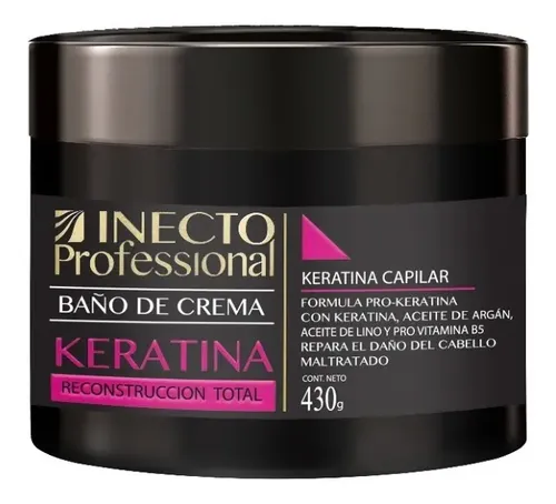 Baño De Crema Inecto Professional Keratina X 430g