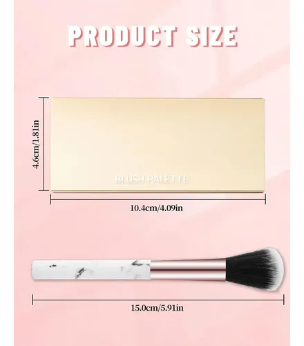 Paleta Rubor Matte 2 Colores Lysdefeu Set 02