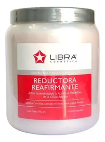 Libra Crema Reductora Reafirmante Adisposidad Pote Grande