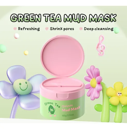 Mascarilla Facial De Té Verde Coreano – Poros Y Grasa;
