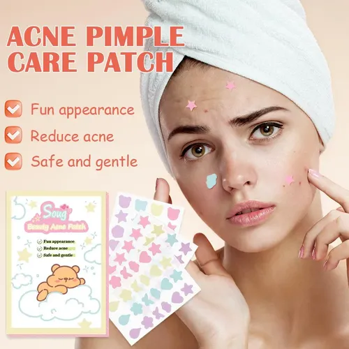 Parche Para Acné Star Invisible Colorful Pimple Ii, 72 Unida