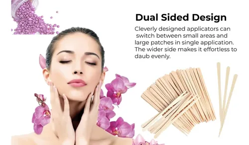 Aplicador De Cera Wax Sticks Mibly De Madera Para Cabello, 1