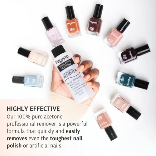 Pronto – Removedor De Esmalte De Gel De Acetona