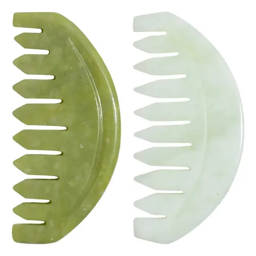 Masajeador Meridians Jade, Peine De Masaje For Cabello, 2 U