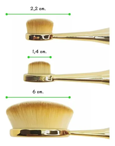 Maquillaje Profesional Set De 5 Brochas