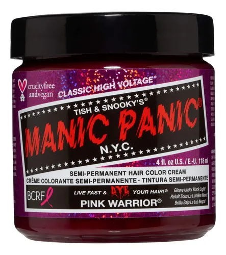 Color De Cabello Manic Panic Pink Warrior Semi-permanente 11