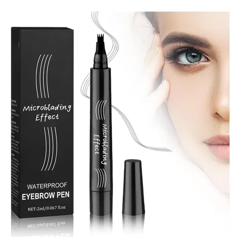 Lápiz Microblading 4d Para Cejas Hknbj Black