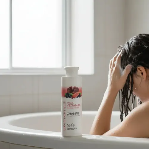 Shampoo Veganlife Granada Maqui Amodil Cabello Seco 220 Ml