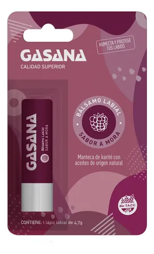 Gasana Balsamo Labial Mora Con Color 4.7g