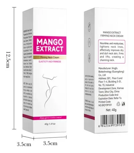 Crema Reafirmante Y Para Cuello De Mango, Línea Tender Fines Multicolor