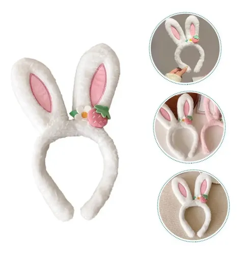 Diadema Con Orejas De Conejo Para Niñas, Tamaño L