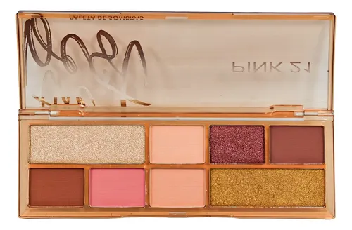 Paleta De Sombras E Iluminadores The Best Pink 21 Original