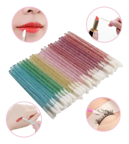 Y* 300 Pzas Lip Brush Glitter Para Labios