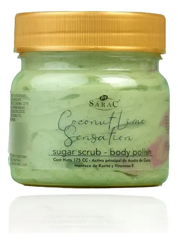 Crema Exfoliante De Azucar Body Scrub Coco Y Lima