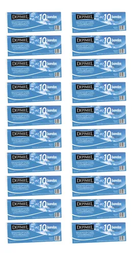 Pack Bandas Para Retirar Cera Depimiel 10 U