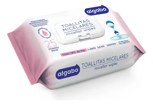 Toallitas Desmaquillantes Agua Micelar Skincare Algabo