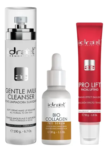 Rutina Skincare Antiage Firmeza Flacidez Piel Seca Idraet