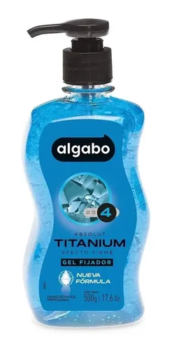 Gel Capilar Fijación Fuerte Azul 500g Algabo