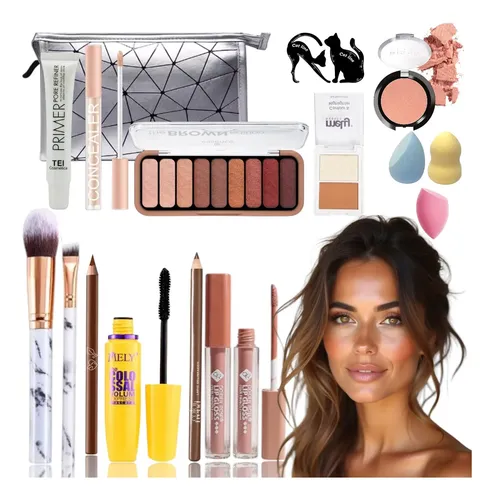 Combo Maquillaje Otoño Invierno Tonos Calidos Lookbronceado
