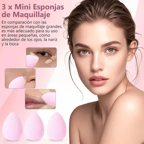 Set De 14 Esponjas De Belleza Storage Bottle